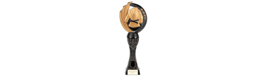 RENEGADE 2 TOWER MARTIAL ARTS LEGEND TROPHY - 4 SIZES - 25CM - 33.5CM